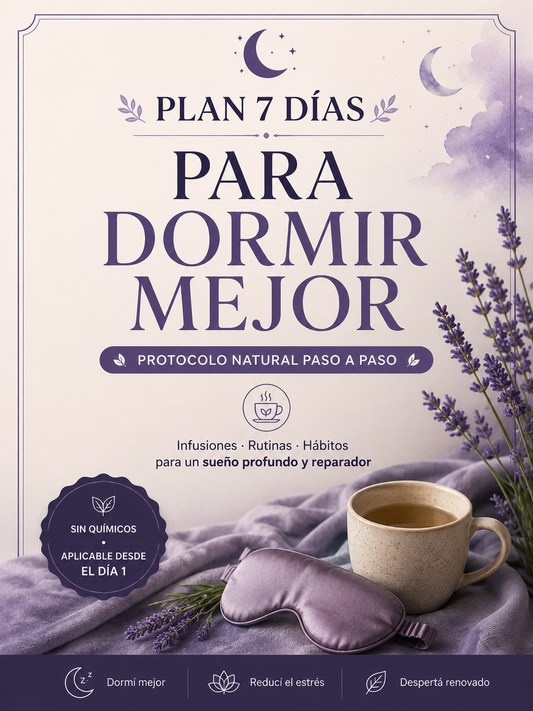Plan de 7 Dias para Dormir Mejor Sin Pastillas + BONOS